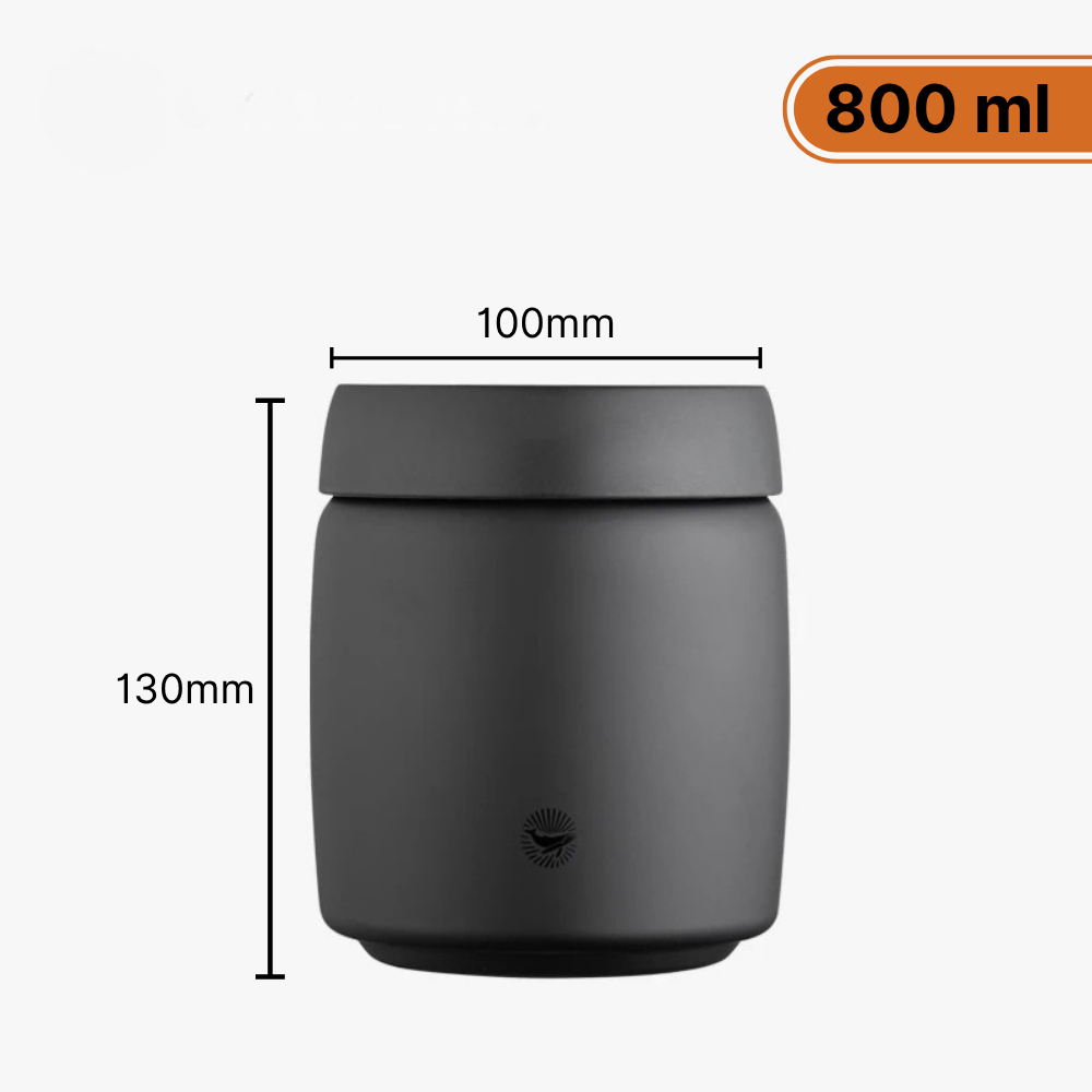 Pote hermético em aço inox