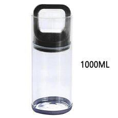 Recipiente hermético de vidro com alça