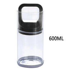 Recipiente hermético de vidro com alça