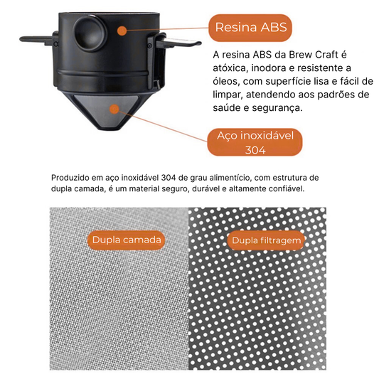 Coador de café portátil